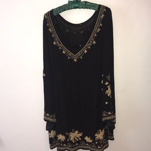 SOLD Free People Boho Dress w/ slip